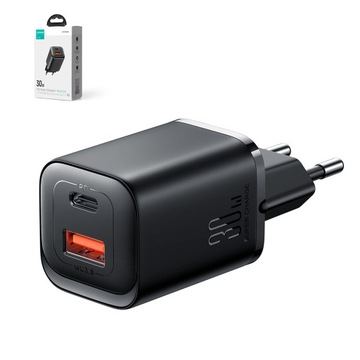 JOYROOM SZYBKA ŁADOWARKA SIECIOWA 30W USB-A / USB-C PD/QC/AFC/FCP