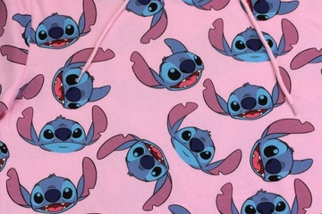 Disney Lilo & Stitch Bluza damska z kapturem r. XL krótka szeroka