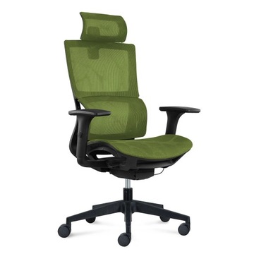 Fotel biurowy obrotowy ergonomia wsparcie lędźwi