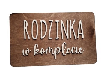 TABLICZKA DO ZDJĘĆ RODZINKA W KOMPLECIE
