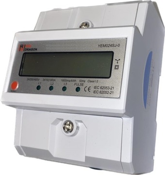 LICZNIK TRÓJFAZOWY ENERGII RESET 10(100A) 1000imp