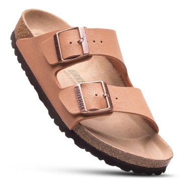 Klapki Damskie Birkenstock 1025046 ARIZONA BFBC NARROW Brązowe 40