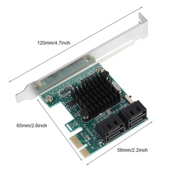 Плата расширения SATA 3.0, 4-портовая плата