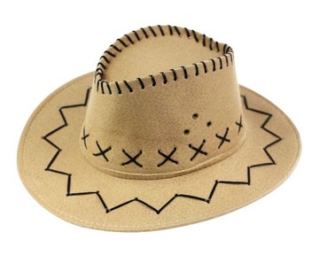KAPELUSZ KOWBOJSKI KOWBOJ KOWBOJKA LATO 3-9 LAT