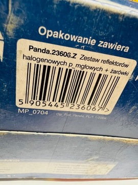 SVĚTLOMET MLHOVKOVÁ HALOGEN FIAT PANDA BRAVO BRAVA MAREA KPL. 2SZT.