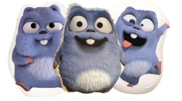 ПОДУШКА В ФОРМЕ ЛЕММИНГА - МАЛЕНЬКАЯ 24см