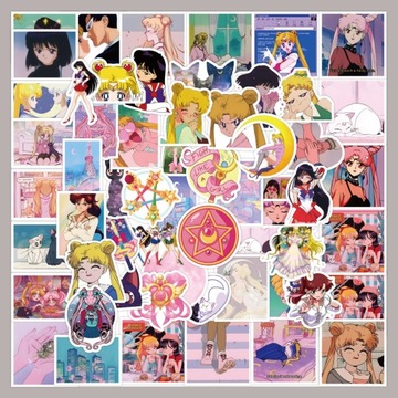 100 sztuk Sailor Moon naklejki Cartoon Graffiti