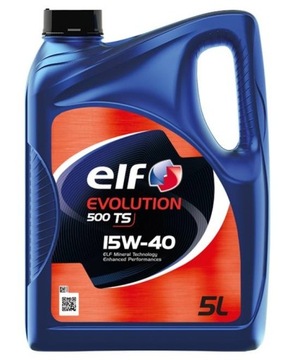 ELF OLEJ ELF 15W40 5L EVOLUTION 500 TS SL/CF / A3/B3 / 229.1 / 501.01 505.0