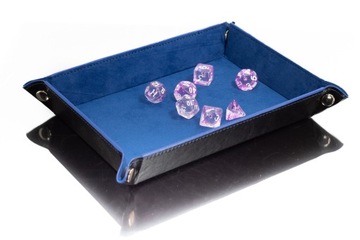 НАБОР ИЗ 7 ПРОЗРАЧНЫХ КУБИКОВ ДЛЯ РПГ «ПРЕКЛЯННЫЙ АМЕТИСТ»