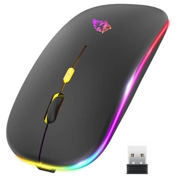 BEZPRZEWODOWA MYSZ BLUETOOTH/USB ERGONOMICZNA CICHA ŁADOWANA