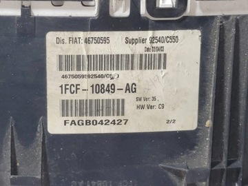 1FCF10849AG FIAT STILO 2001 PŘÍSTROJOVÁ DESKA / TACHOMETR