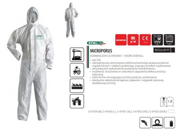 STALCO KOMBINEZON OCHRONNY MICROPORUS XL S-47931