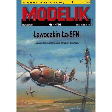 Modelik 14/06 Samolot Ławoczkin Ła-5 FN 1:33