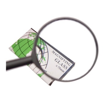 РУЧНАЯ ЛУПА 75мм 3x СТЕКЛО