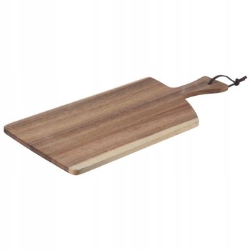 DESKA DO KROJENIA drewniana serwowania akacja ozdobna 40x19 cm do przekąsek