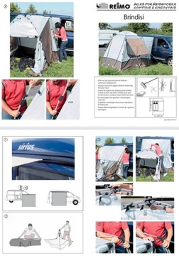 ATTRIBUTE VAN TENT REIMO BRINDISI 250x250x210cm OUTLET