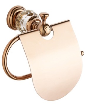 MEXEN ESTELA UCHWYT NA PAPIER Z KLAPKĄ ROSE GOLD