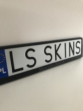 РАМКА ДЛЯ НОМЕРНОГО ЗНАКА ПО СВОЕЙ ИНСТРУКЦИИ