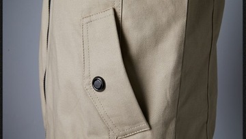 МУЖСКАЯ ПЕРЕХОДНАЯ ХЛОПКОВАЯ КУРТКА-ПИЛОТ ВЕСНА-ОСЕНЬ НОРА 015 - XXL