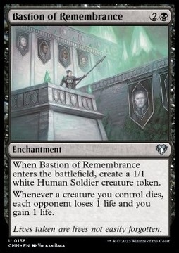 Bastion of Remembrance Commander Masters