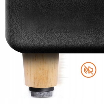 МЕБЕЛЬНЫЕ ПОДУШКИ НА СТУЛЫ ДЛЯ ЗАЩИТНЫХ ВОЙЛОВЫХ НОГ, СТЕЧЕННЫЕ ГВОЗДЕМ, СЕРЫЕ