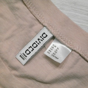 H&M _ FIRMOWA KOSZULKA Z LOGO _ L/XL