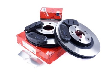 ПЕРЕДНИЕ ДИСКИ+КОЛОДКИ TRW HYUNDAI IX35