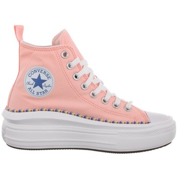 CONVERSE Trampki Ctas Move Hi 272853C Storm Pink/Washed Indigo/White