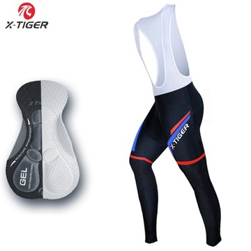 Брюки Леггинсы Велосипедные леггинсы Теплые гелевые подушечки для езды на велосипеде 6XL