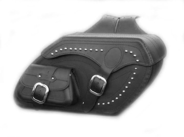 SAKWY SKÓRZANE MOTOCYKLOWE S5B DRAG STAR +GRATIS