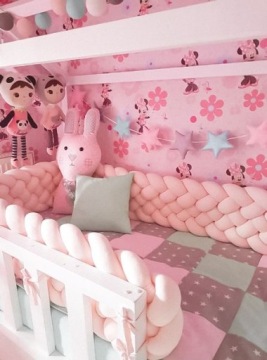 Плетеная защита для кос, 200 см, высота 30 см.