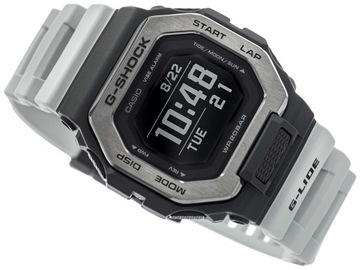 MĘSKI ZEGAREK CASIO GBX-100TT-8ER-SHOCK SZARY