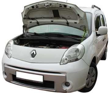 SIŁOWNIK SPRĘŻYNA MASKI POKRYWY SILNIKA ZESTAW RENAULT KANGOO II