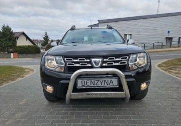 Dacia Duster I SUV Facelifting 1.2 TCe 125KM 2014 Dacia Duster LIFT Czujniki Parkowania Nawigacja Skora 1-Wlasciciel 1.2, zdjęcie 17