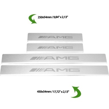 MERCEDES GLE W166 VRSTVA  PRAHU NA PRAHY AMG OCEL NEREZ 304 MAT