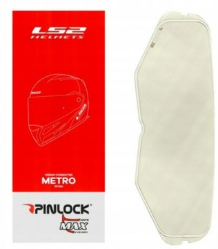 PINLOCK CLEAR MAX VISION KASK LS2 FF324 METRO Evo