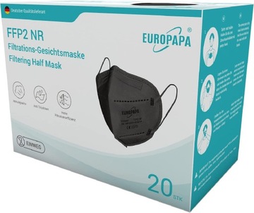 20x MASKA MEDYCZNA OCHRONNA FFP2 EUROPAPA KN95 CE