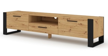 Szafka RTV komoda NUKA 200 cm dąb artisan stojąca