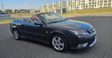 Saab 9-3 II SportSedan 1.9 TiDS 150KM 2009 Saab 9-3 Kabrio CABRIO 1.9 d skora siedzwnia podgrzewane 1.9 Diesel 150KM, zdjęcie 1