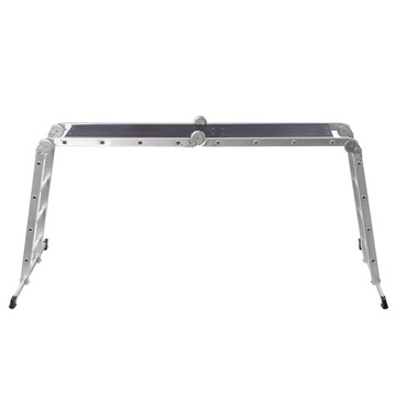 DRABINA ALUMINIOWA PRZEGUBOWA 4x4 ROZKŁADANA PRZYSTAWNA PODEST 150kg