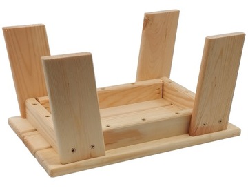 СТУЛ, МАЛЕНЬКИЙ ДЕРЕВЯННЫЙ КУХОННЫЙ СТУЛ, ПЛАТФОРМА RYCZKA