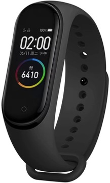 PASEK DO XIAOMI MI BAND 3 / XIAOMI MI BAND 4 MOCNA OPASKA ZAMIENNA - CZARNY