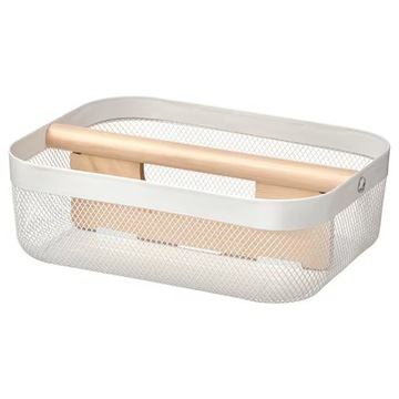 ORGANIZER NA BIURKO BIAŁY 33x24x11cm RISATORP IKEA