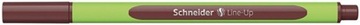 Cienkopis SCHNEIDER Line-Up - ciemnobrązowy