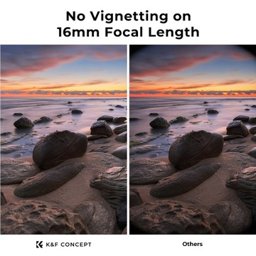 K&F Concept Basic Fader NDX Регулируемый серый фильтр ND2 - ND400 - 58 мм