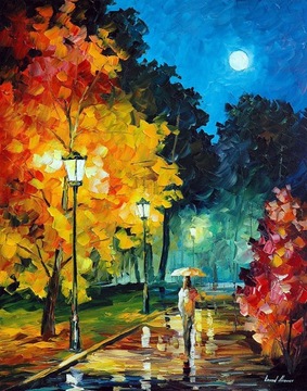 KSIĘŻYCOWA NOC 100/80 olej Leonid Afremov