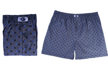 3x боксера LOOSE POLISH 3XL ТЕМНЫХ ЦВЕТОВ спальные боксеры из 100% ХЛОПКА