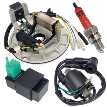 Iskrownik Stator Stojan Moduł Cewka Świeca Zapłonowa Atv Quad 4T 110 125