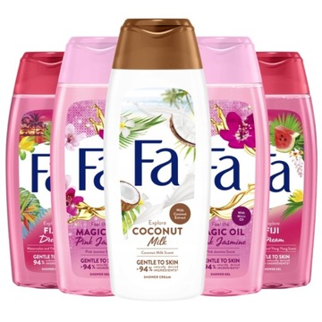 Fa żel pod Prysznic Zestaw Kwiatowy 5x400ml