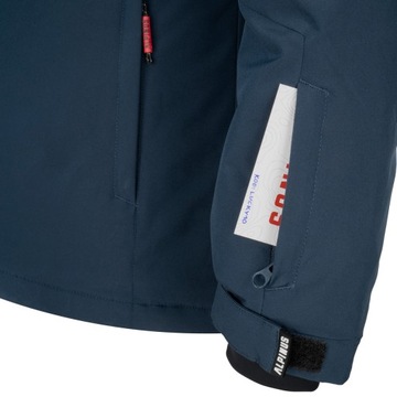 KURTKA ZIMOWA MĘSKA Z KAPTURE SOFTSHELL ALPINUS WODOODPORNA CAUSSES XXL